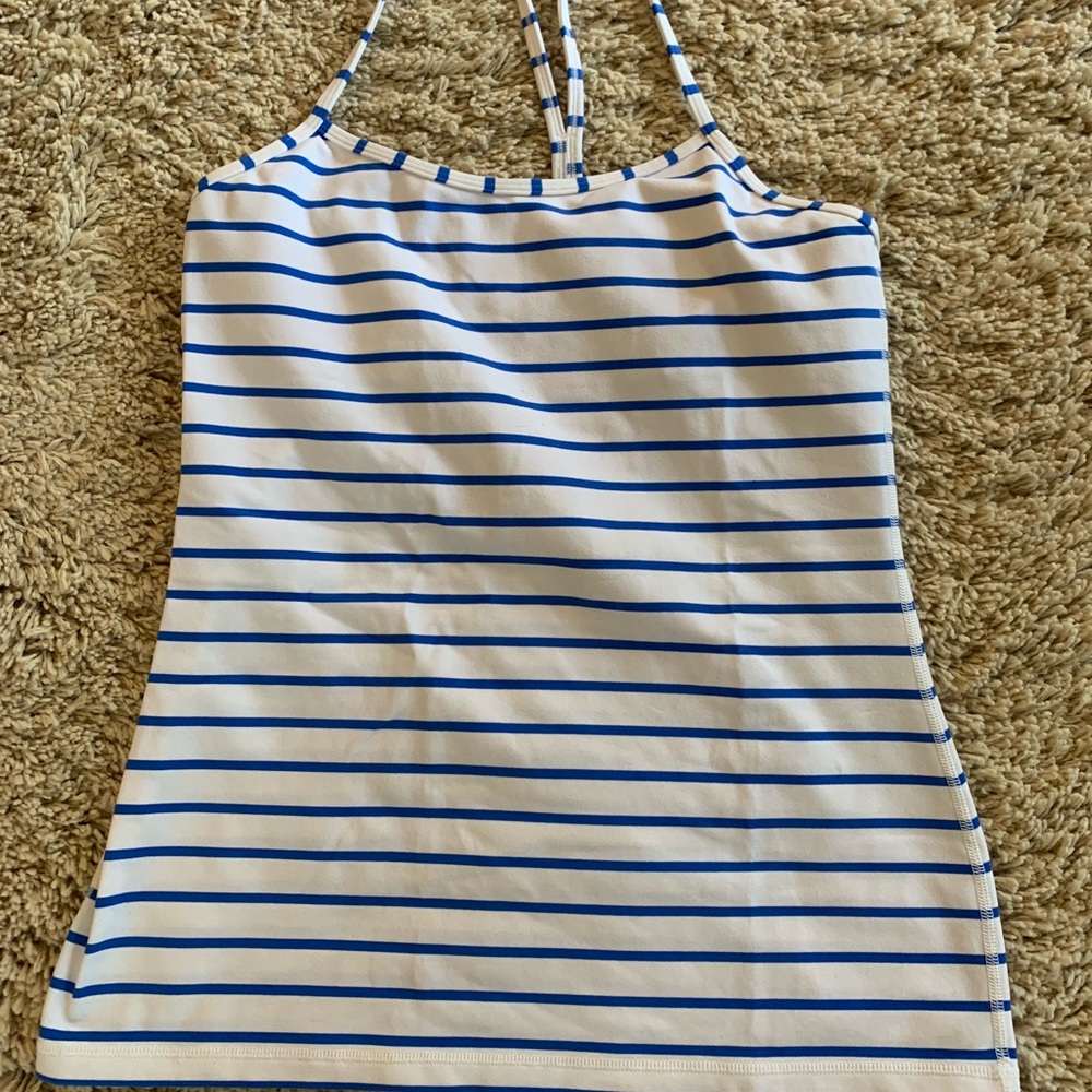 Lululemon Stripe Power Y Tank